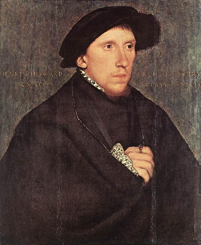 HOLBEIN, Hans the Younger Portrait of Henry Howard, the Earl of Surrey s china oil painting image